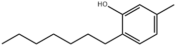 Phenol, 2-heptyl-5-methyl- 结构式