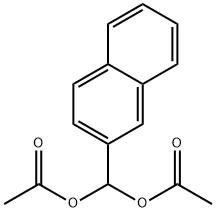 Methanediol, 1-(2-naphthalenyl)-, 1,1-diacetate 结构式