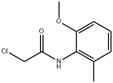 Acetamide, 2-chloro-N-(2-methoxy-6-methylphenyl)- 结构式