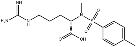 L-Ornithine, N5-(aminoiminomethyl)-N2-methyl-N2-[(4-methylphenyl)sulfonyl]- (9CI) 结构式