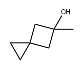 Spiro[2.3]hexan-5-ol, 5-methyl- 结构式