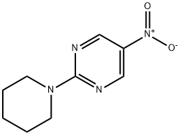 5-硝基-2-(1-哌啶基)-嘧啶 结构式