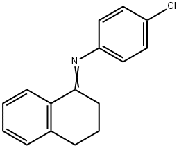 4-Chloro-N-(3,4-dihydronaphthalen-1(2H)-ylidene)aniline 结构式