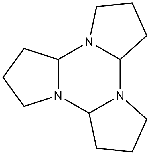 Tripyrrolo[1,2-a:1',2'-c:1'',2''-e][1,3,5]triazine, dodecahydro-, (4aR,8aR,12aR)-rel- (9CI) 结构式
