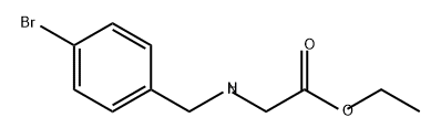 Glycine, N-[(4-bromophenyl)methyl]-, ethyl ester 结构式