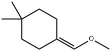 Cyclohexane, 4-(methoxymethylene)-1,1-dimethyl- 结构式