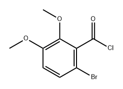 Benzoyl chloride, 6-bromo-2,3-dimethoxy- 结构式