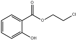 Benzoic acid, 2-hydroxy-, 2-chloroethyl ester 结构式