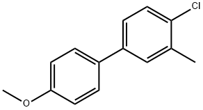 1,1'-Biphenyl, 4-chloro-4'-methoxy-3-methyl- 结构式