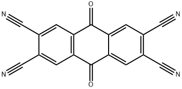 2,3,6,7-Anthracenetetracarbonitrile, 9,10-dihydro-9,10-dioxo- 结构式