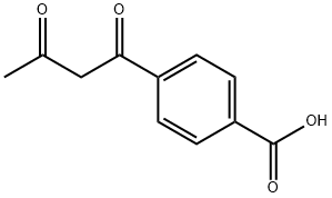 4-(3-氧丁酰基)苯甲酸 结构式