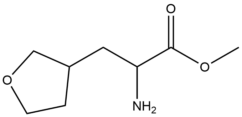 3-Furanpropanoic acid, α-aminotetrahydro-, methyl ester 结构式