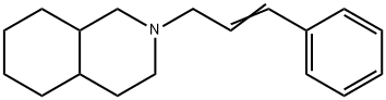 2-Cinnamyldecahydroisoquinoline 结构式