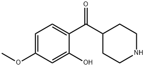 Methanone, (2-hydroxy-4-methoxyphenyl)-4-piperidinyl- 结构式