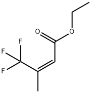 2-Butenoic acid, 4,4,4-trifluoro-3-methyl-, ethyl ester, (2Z)- 结构式