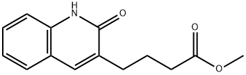 Methyl 4-(2-oxo-1,2-dihydroquinolin-3-yl)butanoate 结构式