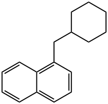 Naphthalene, 1-(cyclohexylmethyl)- 结构式