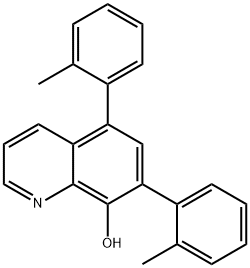 5,7-Di-o-tolylquinolin-8-ol 结构式