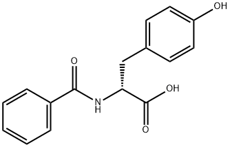 D-Tyrosine, N-benzoyl- 结构式