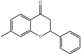 7-Methyl-2-phenylchroman-4-one 结构式