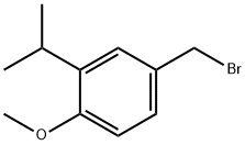 Benzene, 4-(bromomethyl)-1-methoxy-2-(1-methylethyl)- 结构式