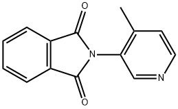 2-(4-Methylpyridin-3-yl)isoindoline-1,3-dione 结构式