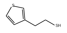 2-(噻吩-3-基)乙烷-1-硫醇 结构式