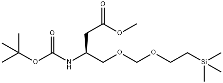 5,7-Dioxa-2-aza-10-silaundecanoic acid, 3-(2-methoxy-2-oxoethyl)-10,10-dimethyl-, 1,1-dimethylethyl ester, (3S)- 结构式