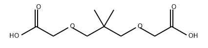 Acetic acid, 2,2'-[(2,2-dimethyl-1,3-propanediyl)bis(oxy)]bis- 结构式