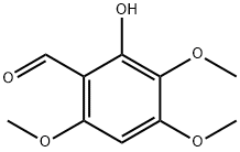 Benzaldehyde, 2-hydroxy-3,4,6-trimethoxy- 结构式