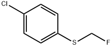 Benzene, 1-chloro-4-[(fluoromethyl)thio]- 结构式