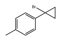 1-(1-溴环丙基)-4-甲基苯 结构式