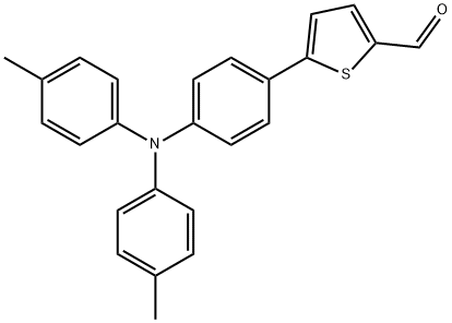 5-(4-(二对甲苯基氨基)苯基)噻吩-2-甲醛 结构式