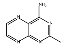 4-Pteridinamine, 2-methyl- 结构式