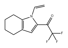 Ethanone, 1-(1-ethenyl-4,5,6,7-tetrahydro-1H-indol-2-yl)-2,2,2-trifluoro- 结构式