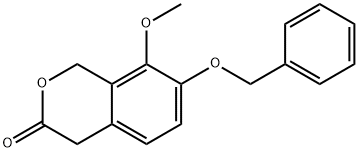 7-(苄氧基)-8-甲氧基异色烷-3-酮 结构式
