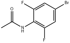 N-(4-Bromo-2,6-difluorophenyl)acetamide 结构式