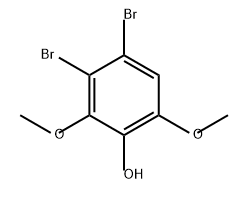 Phenol, 3,4-dibromo-2,6-dimethoxy- 结构式