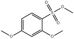 Benzenesulfonic acid, 2,4-dimethoxy-, methyl ester 结构式