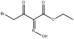 Butanoic acid, 4-bromo-2-(hydroxyimino)-3-oxo-, ethyl ester, (2Z)- 结构式