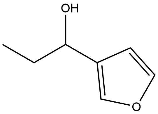 3-Furanmethanol, α-ethyl- 结构式