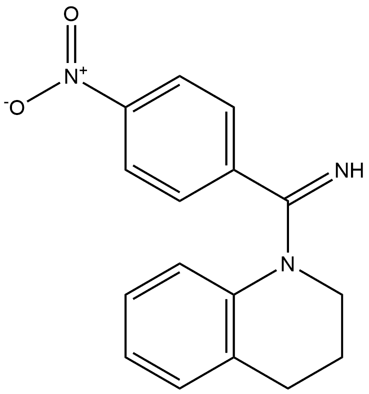 (3,4-Dihydroquinolin-1(2H)-yl)(4-nitrophenyl)methanimine 结构式