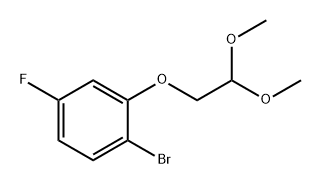 Benzene, 1-bromo-2-(2,2-dimethoxyethoxy)-4-fluoro- 结构式