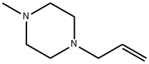 Piperazine, 1-methyl-4-(2-propen-1-yl)- 结构式