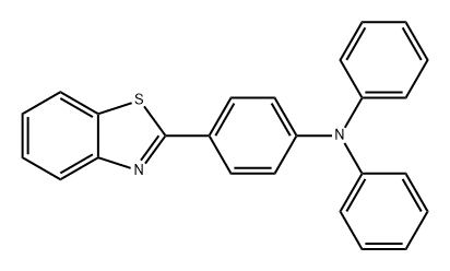 4-(BENZO[D]THIAZOL-2-YL)-N,N-DIPHENYLANILINE 结构式