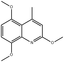 2,5,8-Trimethoxy-4-methylquinoline 结构式