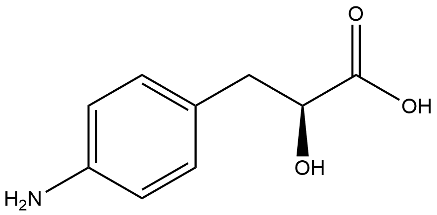 Benzenepropanoic acid, 4-amino-α-hydroxy-, (αS)- 结构式