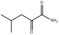 4-甲基-2-氧代戊酰胺 结构式