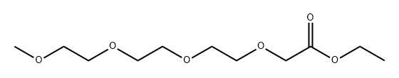 3,6,9,12-Tetraoxatridecanoic acid, ethyl ester 结构式