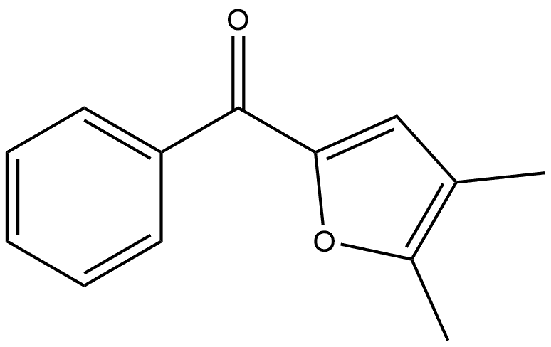 (4,5-Dimethyl-2-furanyl)phenylmethanone 结构式